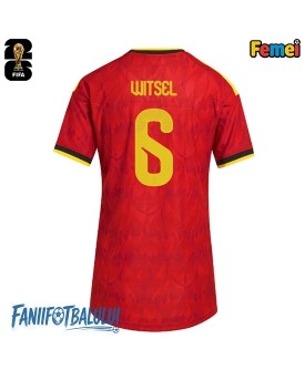 Belgia Axel Witsel #6 Echipament de Fotbal Replică Mondial 2026 Femei Acasa